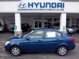 2010 Dark Sapphire Blue Hyundai Accent GLS 4 Door #47965778