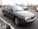 2003 Midnight Gray Hyundai Elantra GLS Sedan #47965624