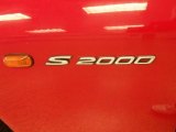 2001 Honda S2000 Roadster Marks and Logos