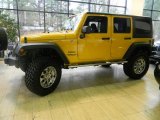 2011 Detonator Yellow Jeep Wrangler Unlimited Sport 4x4 #47966044