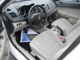 2009 Mitsubishi Lancer DE Beige Interior