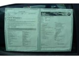 2008 Dodge Charger SRT-8 Window Sticker