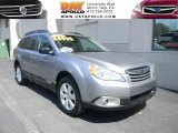 2010 Steel Silver Metallic Subaru Outback 2.5i Premium Wagon #48025482