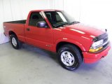 2000 Victory Red Chevrolet S10 LS Regular Cab 4x4 #48026019