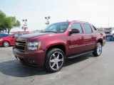 Deep Ruby Red Metallic Chevrolet Avalanche in 2008