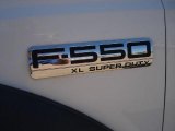 2006 Ford F550 Super Duty XL Crew Cab Dump Truck Marks and Logos