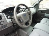 2011 Ford F150 XL Regular Cab 4x4 Steel Gray Interior