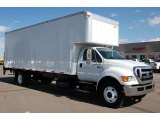 2008 Oxford White Ford F750 Super Duty XL Chassis Regular Cab Moving Truck #48025804