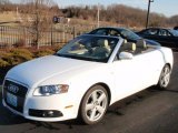 2007 Ibis White Audi A4 2.0T quattro Cabriolet #4806124