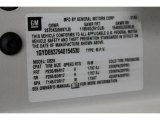 2004 Cadillac SRX V6 Info Tag