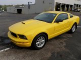 Screaming Yellow Ford Mustang in 2005