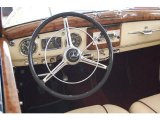 1953 Mercedes-Benz 220 Cabriolet Light Beige/Dark Red Piping Interior