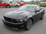 Black Ford Mustang in 2012
