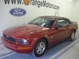 Dark Candy Apple Red Ford Mustang in 2009