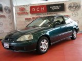 2000 Clover Green Pearl Honda Civic EX Coupe #48100152