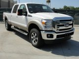 2011 White Platinum Metallic Tri-Coat Ford F250 Super Duty Lariat Crew Cab 4x4 #48099730