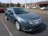 2011 Steel Blue Metallic Ford Fusion SE #48099558