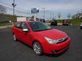 2008 Vermillion Red Ford Focus SE Coupe #48099564