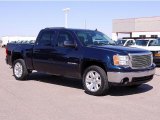 2007 Deep Blue Metallic GMC Sierra 1500 SLT Crew Cab 4x4 #48099363