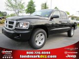 2011 Brilliant Black Crystal Pearl Dodge Dakota Big Horn Crew Cab #48099635