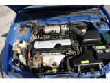 2002 Hyundai Accent GL Sedan 1.6 Liter DOHC 16-Valve 4 Cylinder Engine