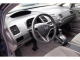 2010 Honda Civic DX-VP Sedan Gray Interior