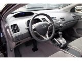 2011 Honda Civic LX Coupe Gray Interior