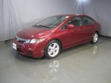 2010 Tango Red Pearl Honda Civic LX-S Sedan #48099840