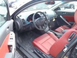 2011 Nissan Altima 3.5 SR Coupe Red Interior