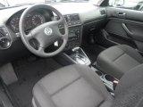 2004 Volkswagen Golf GL 2 Door Black Interior