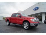 2011 Red Candy Metallic Ford F150 Lariat SuperCrew 4x4 #48167925