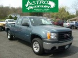 2008 Stealth Gray Metallic GMC Sierra 1500 SLE Extended Cab 4x4 #48168138