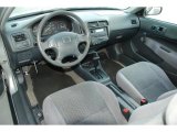 1999 Honda Civic DX Coupe Dark Gray Interior