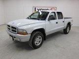 2004 Bright White Dodge Dakota SLT Quad Cab 4x4 #48193604