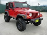 2005 Jeep Wrangler Flame Red