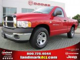 2005 Flame Red Dodge Ram 1500 ST Regular Cab #48193964