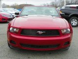 2010 Red Candy Metallic Ford Mustang V6 Premium Convertible #48193997