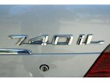 2000 BMW 7 Series 740iL Sedan Marks and Logos