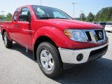 2011 Nissan Frontier SV V6 King Cab 4x4 Front 3/4 View