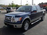 2010 Dark Blue Pearl Metallic Ford F150 Lariat SuperCrew 4x4 #48233770