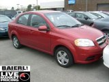 2010 Sport Red Chevrolet Aveo LT Sedan #48233170