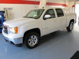 2008 Summit White GMC Sierra 1500 SLT Crew Cab 4x4 #48233173