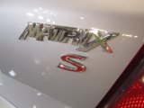 2010 Toyota Matrix S Marks and Logos