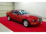 2009 Dark Candy Apple Red Ford Mustang V6 Coupe #48233345