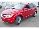 2010 Inferno Red Crystal Pearl Coat Dodge Journey SXT AWD #48268430