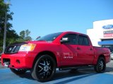 2009 Red Alert Nissan Titan XE Crew Cab #48268473