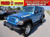 2010 Surf Blue Pearl Jeep Wrangler Unlimited Islander Edition 4x4 #48268855