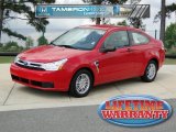 2008 Vermillion Red Ford Focus SE Coupe #48268857