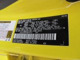 2005 xB Color Code for Solar Yellow - Color Code: 576
