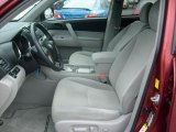 2010 Toyota Highlander V6 4WD Ash Interior